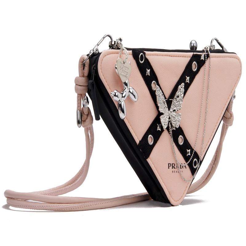 Prada DIY Style Cosmetic Bag Berlin Girl, French Romance, Sweet, Cool, Gentle, Portable Crossbody Bag, Portable, Black Berlin Girl
