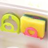 2Pcs Suction Storage Rack Creative Traceless Kitchen Holder Organizer Sponge Towel Wall-Mounted Rack Plastic Organizer