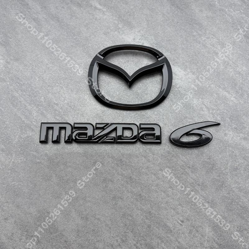 Car Logo 3D for Car For MAZDA 6 2014 2015 2016 Front Head Grill Hood Bonnet Emblem Rear Tail Bumper Trunk Boot Mark Badge