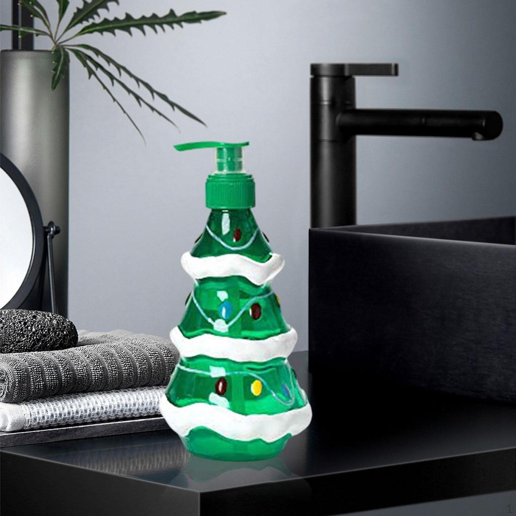 Christmas Hand Soap Dispenser Decoration Decorative Cute Novelty Liquid Container for