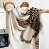 Old Money Style Money Leopard Shawl Fashion Leopard Print Scarf Thin Women's Fashion Long Air-conditioned Shawl Outer Layer Wholesale