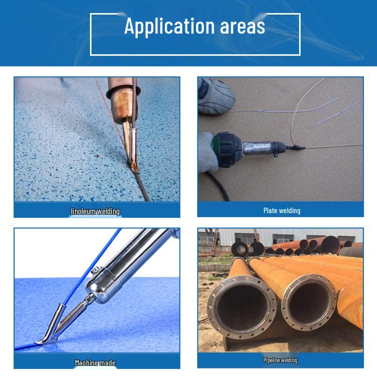 Heißluftschweißpistolen-Zubehör: Edelstahldüsen - Dreieckiger Festpunkt, Y-förmig und Runddüse