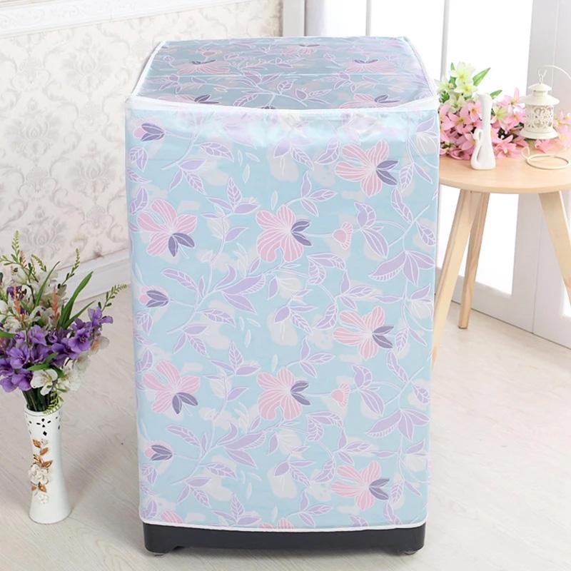 1PC Dustproof Cover Sunscreen Waterproof Case High Quality Washing Machine Cover Household Protective Dust Print