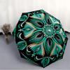 1pc Floral Mandala Automatic Folding Umbrella - Design, Durable Iron Frame for Travel, Outdoor, Beach Fashion Accessory a0920051