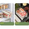 Plastic Vegetable Fruit Storage Box Handheld Meat Freezing Box Refrigerator Storage Box  Picnic