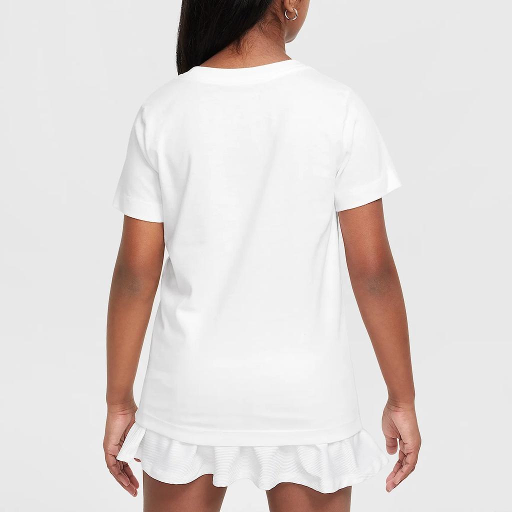 Nike Sportswear T-Shirt Comfortable Soft Versatile Short Sleeve Kids tops White HM5854-100