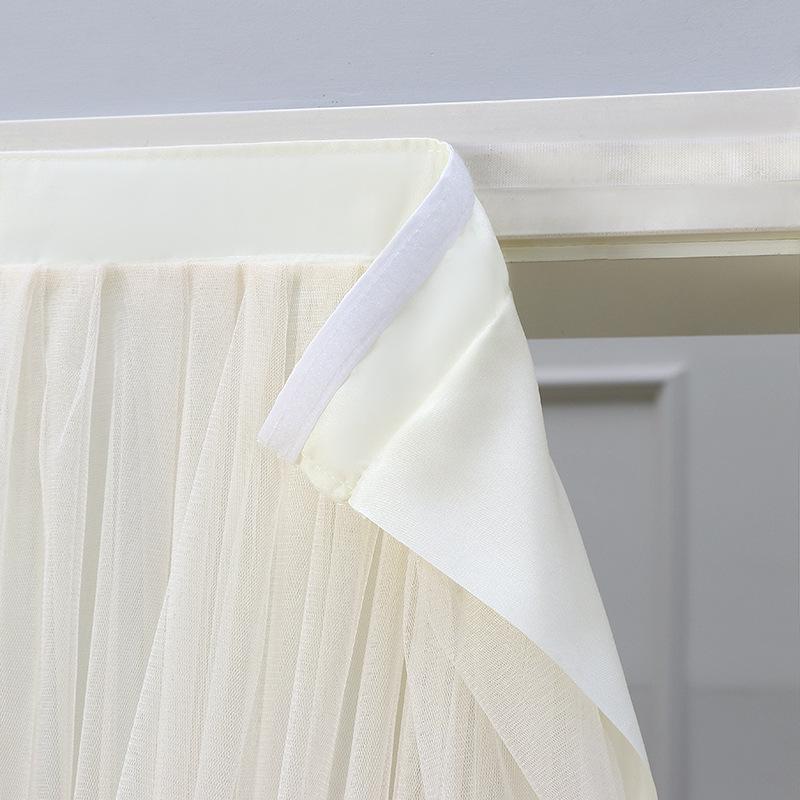 Lace Anti-Mosquito Window and Door Curtain for Privacy and Decor in Bedrooms