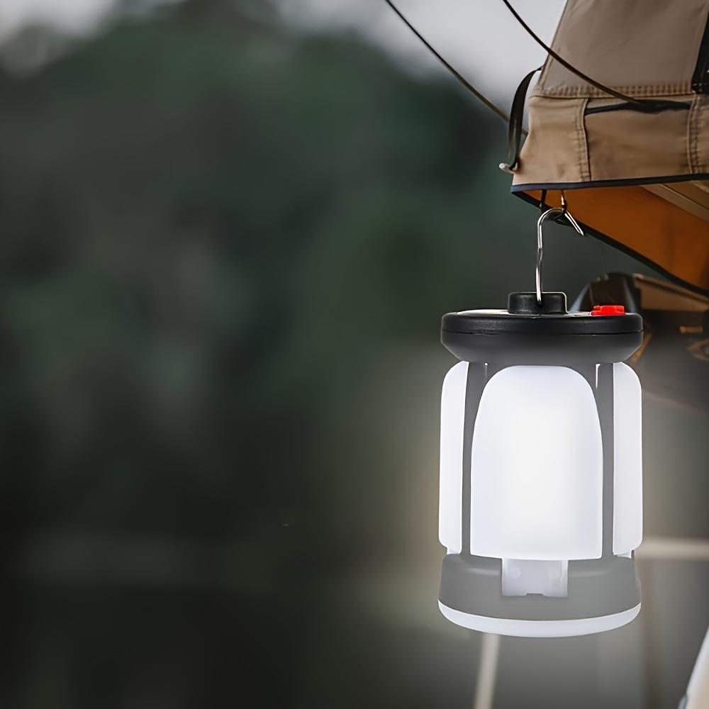 Portable Solar Camping Light,Hand-held Light with Hook LED Camping Light,Rechargeable and Foldable,Suitable for Tents, Offices, Emergency Lighting