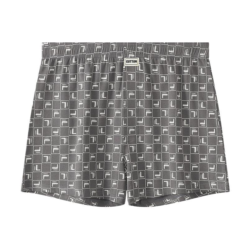 

Мужские брюки Aro, сетчатое нижнее белье, хлопковые свободные, с высокой талией, тонкие, дышащие, домашние трусы, шорты, карманы, трусы M-3XL Plus Size XL темно серый