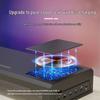 USB-Enhanced Multifunctional Computer Monitor Riser and Desktop Organizer