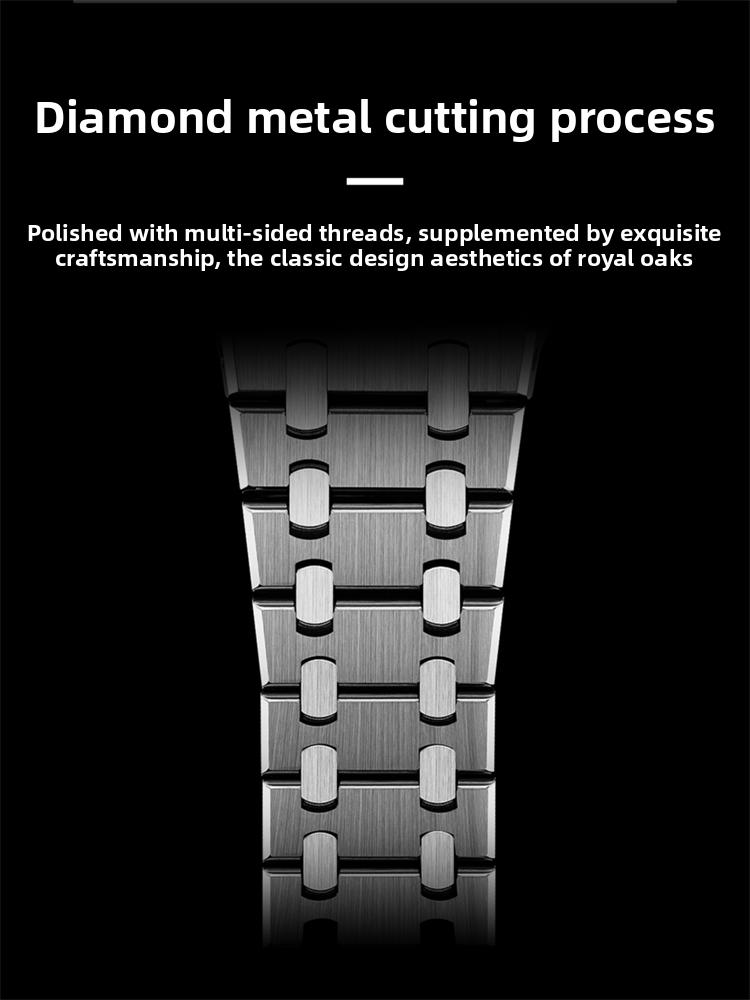 GA2100 Modified Farm Oak For Casio G-shock 5611 Metal Watch Band Ga-2100 GA-2110 Ga-b2100 Stainless Steel Strap Men Accessories
