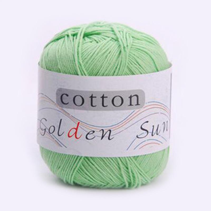 Fio de Bebê Colorido de Algodão Puro Tricotado à Mão para Acessórios de Vestuário DIY