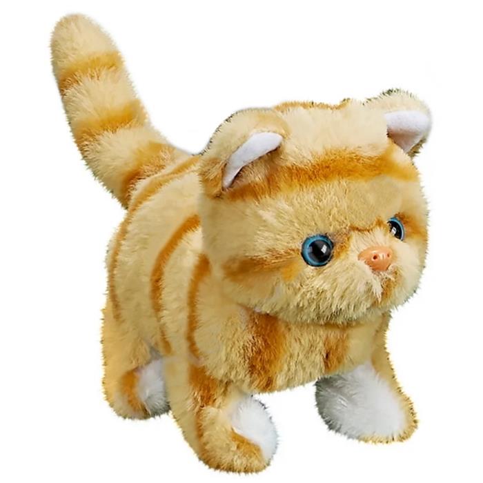 Interactive Kitten with Sound, Walks, Moves Tail - Red