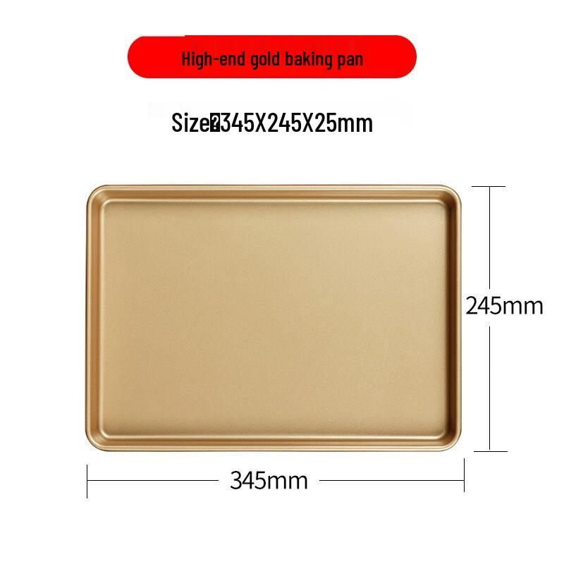 MOLUONA Enamel Deep Rectangular Baking Tray