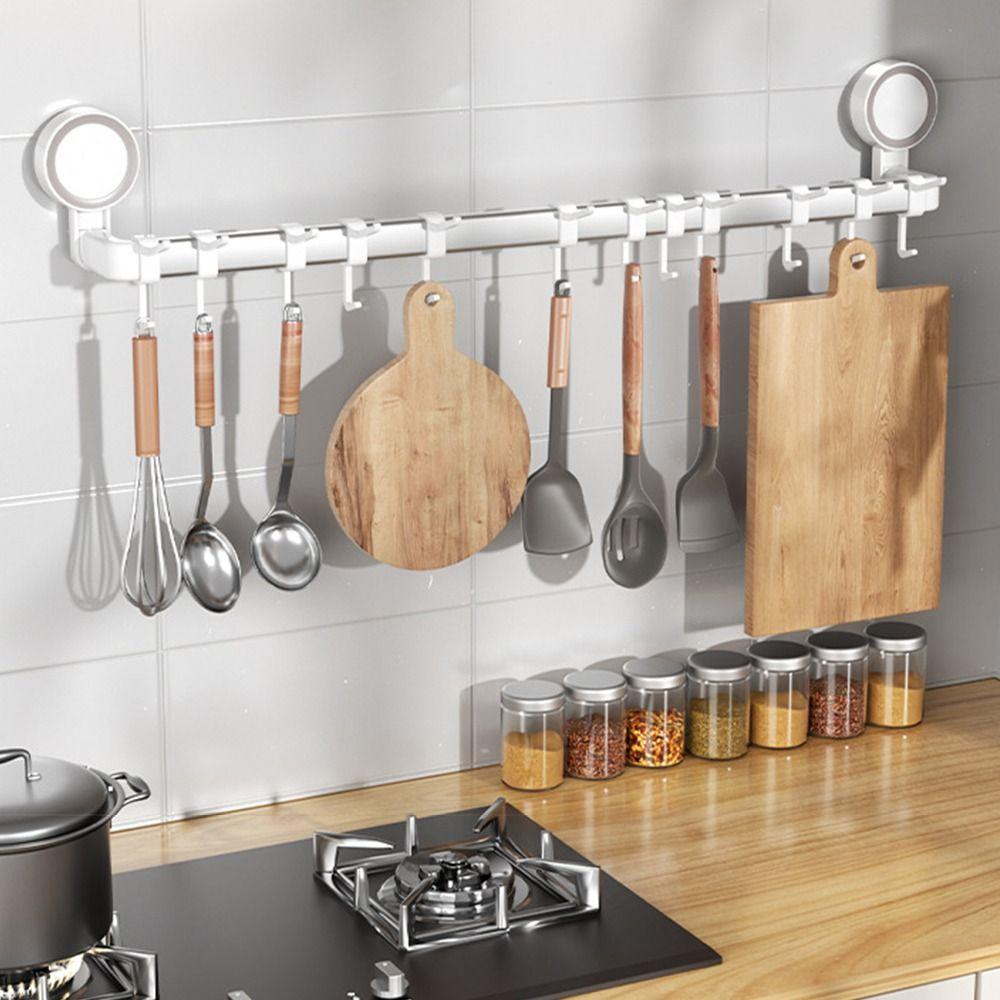 Adhesive Bathroom Hook Non Perforated Load-bearing Hook Durable Kitchen Storage Hook  Bathroom