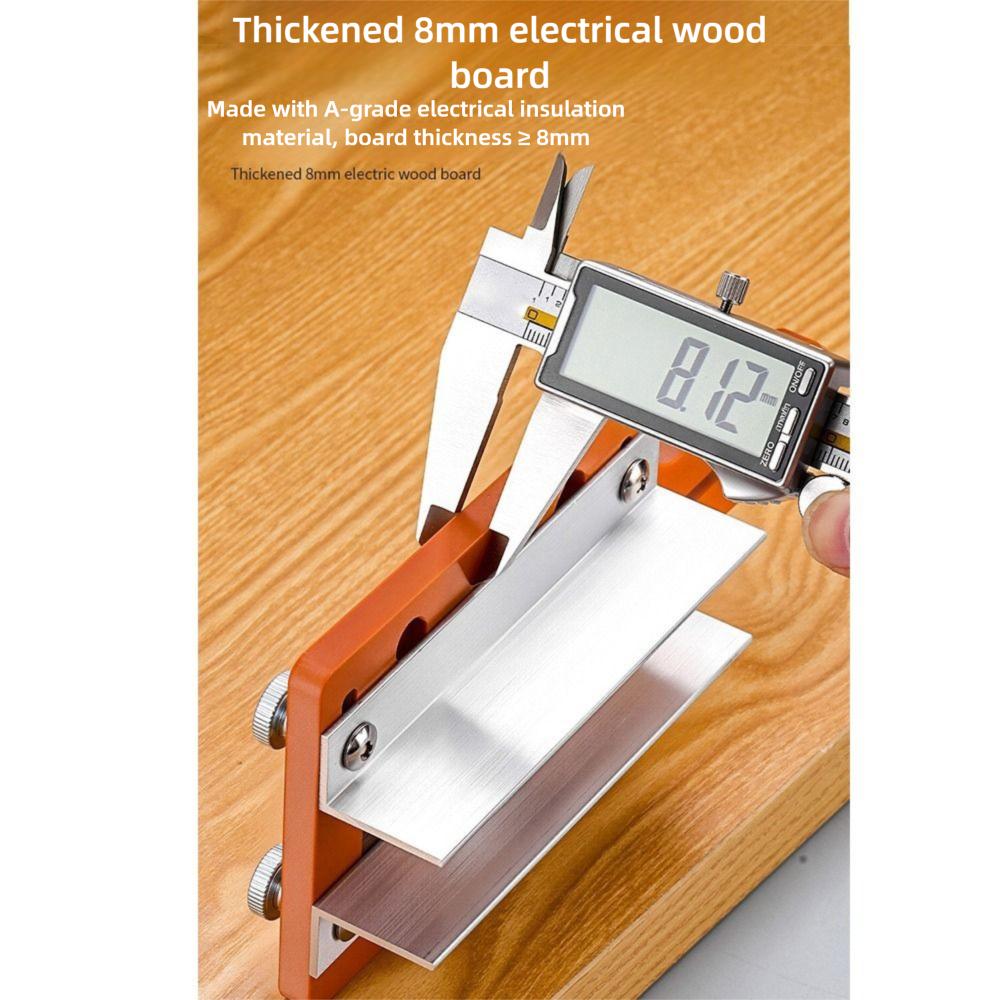 2 In 1 Wood Router Table Insert Plate With limiter Sturdy Flip Board Trimming Machine Slotted Board