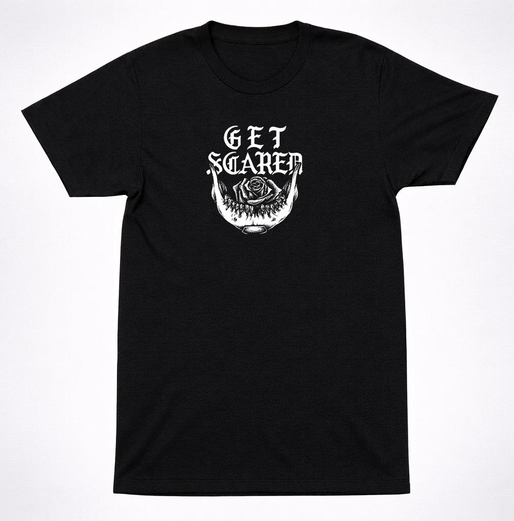 Get Scared Jaw Logo T-Shirt – Post-Hardcore Screamo Band Tee S