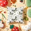 Watercolor Butterfly Cushion Cover Soft Short Plush DoubleSided Printing Home Decor Machine Washable Pillow Case Gift