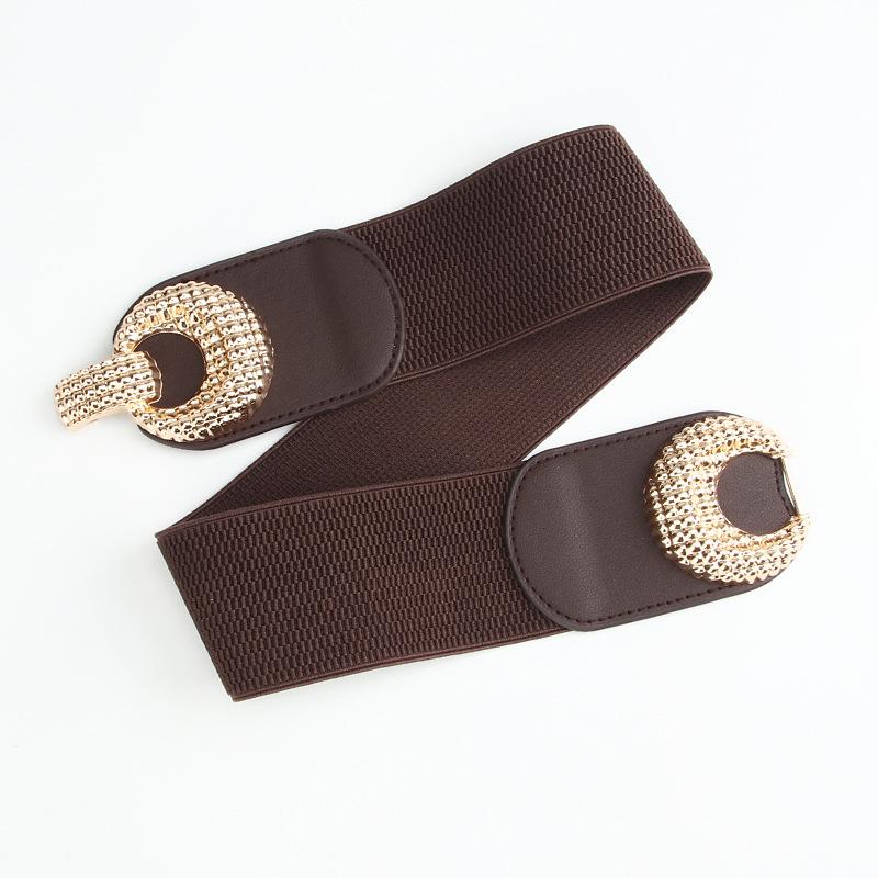 Elastic Elastic Belt Women's Decorative Dress Coat Waist Wide Waist Seal Versatile High-end Fashion Accessories Belt