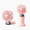 Portable Handheld Mini Fan with Power Display, Outdoor Handheld Fan with Mobile Phone Holder