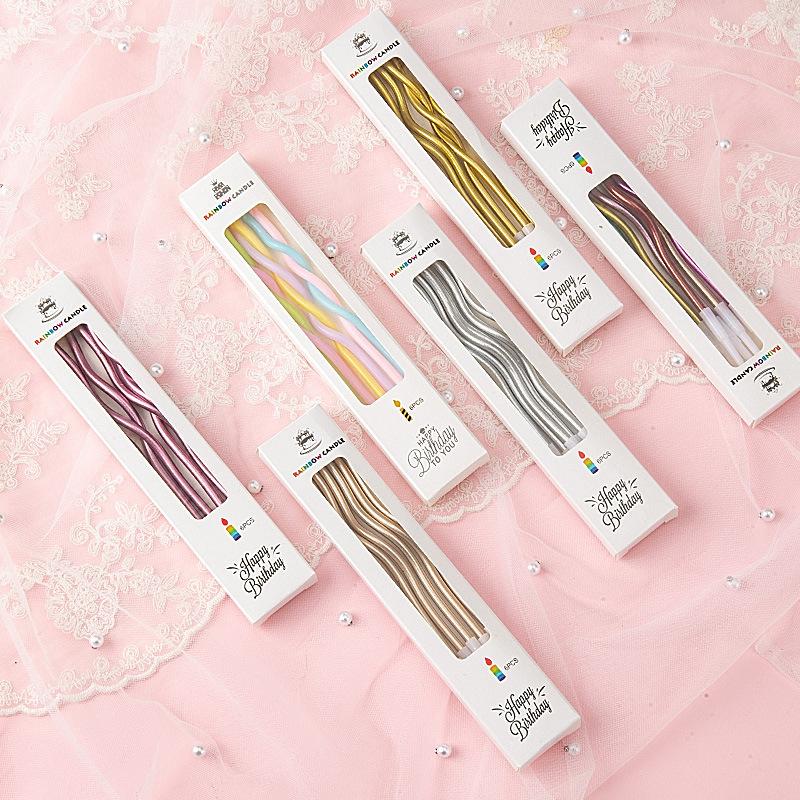 Ins Feng Birthday Candle Card Insert Digital Candle Photography Props Dessert Table Cake Decoration Photo