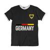 Mens or Womens GERMANY T-Shirt Mens Womens Tees Top 2024  Country Flag Strip Badge Football World Cup