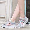 Women Casual Shoes Printed Women Canvas Shoes Tenis Feminino 2025 New Arrival Fashion Lace-up Platform Women Sneakers WSH3302