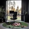 Billie Eilish Printed Round Rug Carpet Chair Rug Area Rug Entryway Doormats,for Office Chair Living Room Bedroom Kitchen Room.