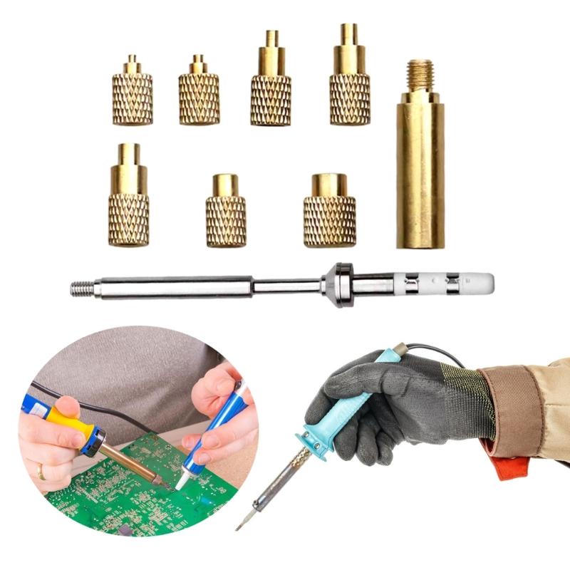 Solder Tip Set Multiple Size for TS100 Soldering Irons 8 Size Option Heat Inserts Printer Repair Accessories