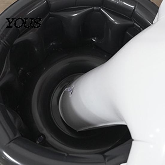 Ghost Ice Bucket Inflatable Bucket, Halloween Party Drink Tub, White Beverage Cooler for Decor, Outdoor Picnic Storage