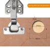 Hinges Mounting Tool Cabinet Door Hinge Jig Hinge Hole Drill Guide Locator 35mm Concealed Hinge Jig with Clamp