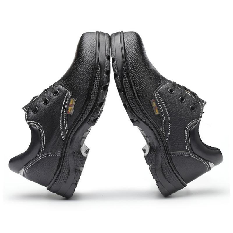 Scarpe da Lavoro Leggere Assicurazione Lavoro Uomo Pelle Sicurezza Protettive Testa in Acciaio Anti-schiacciamento, Traspiranti e Resistenti all'Usura Scarpe da Lavoro