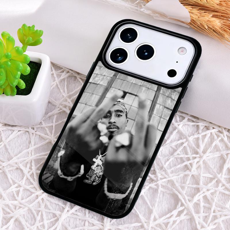 Tupac 2pac Shockproof Phone Case for iPhone 17 Air 16e 15 11 12 14 13 Pro Max Cover Coque