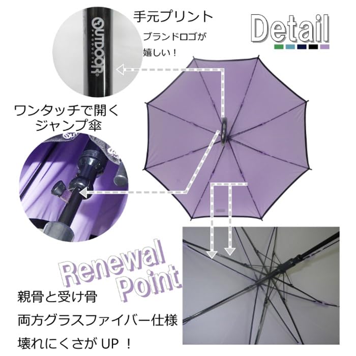 OUTDOOR PRODUCTS Kids Umbrella Long Umbrella Brand Children Boys Girls School Commuting Boys Girls Simple Stylish One Touch Jump Umbrella Glass Fiber
