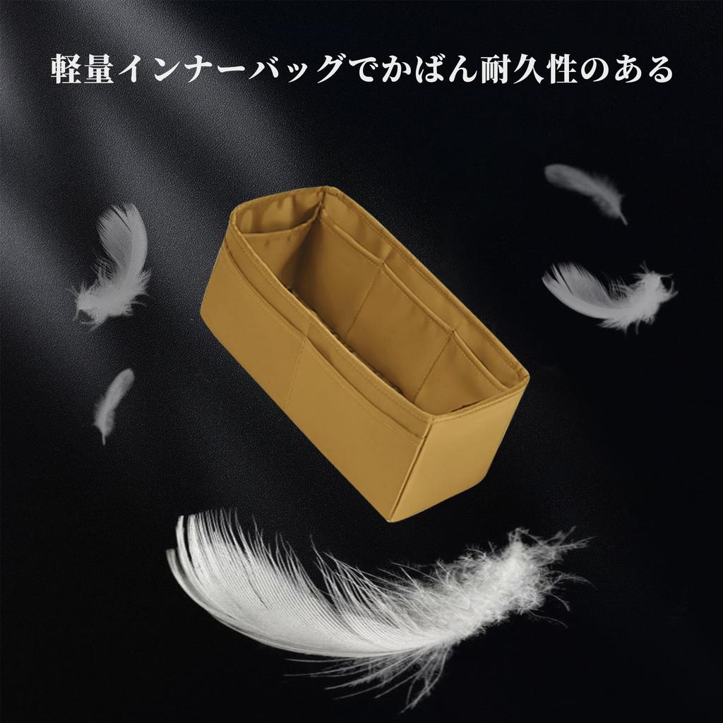 KINGS IN BAG Luxury Lightweight Storage Bag Satin Bag Inner Applicable To Birkin 25 Applicable To Birkin 25 Birkin Bag-in-bag Bag-in-bag (sesame, 25)