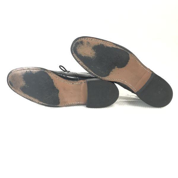 90s-00s NUNN BUSH Goodyear Welt Full Brogue Wingtip Dress Shoes Men’s 8.5D 26.0 Black(USED)