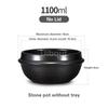 Korean Style Stone Pot Special for Rice Mixing Korean Commercial Little Pan Rice Small Casserole Small Ceramic Sand Pot Cookware