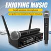 Dual Wireless Handheld Microphone for Home KTV, Stage, or Live Streaming Sound System