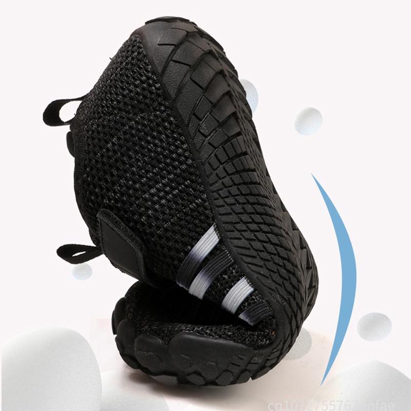 Kinder Barfußschuhe Outdoor Strand Wasserschuhe Anti-Rutsch Atmungsaktiv Weite Zehenbox Lässige Sneaker Leichte Laufschuhe