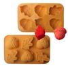 Leaves Nuts Pattern Baking Mold Easy Demoulding Halloween Decoration  Soap