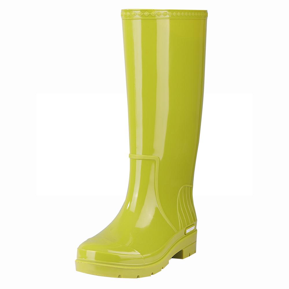 Adult Rain Shoes Women's Tall Water Shoes New Rain Boots Women's Water Boots Waterproof and Non-slip Work Outdoor Wear-resistant Rubber Shoe Cover