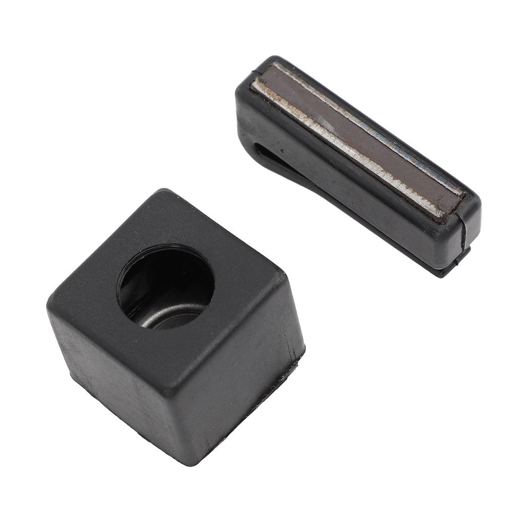 Billiard Chalk Holder Portable Plastic Magnetic with Clip Pool Cue Chalk Box for Accessory