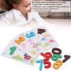 Toddler Kids Math Flash Cards Wooden Number Blocks Cards Children rly Educational Toy