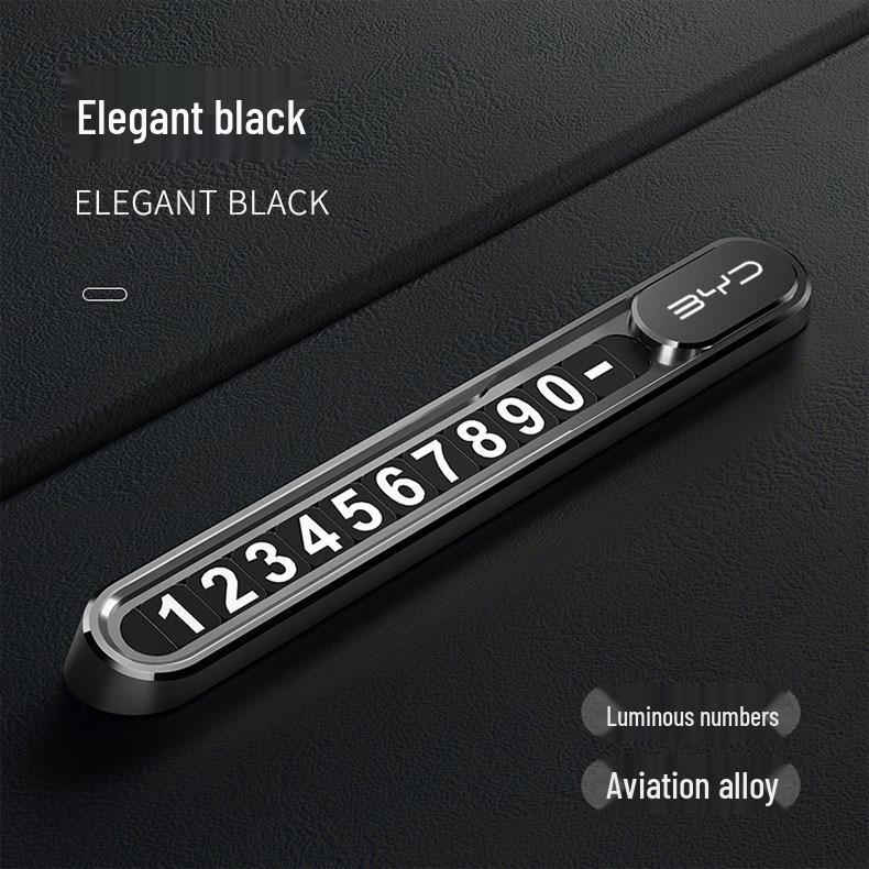 

Временный знак парковки с табличкой для номера телефона для автомобилей BYD Tang, Song, Qin, Han, Yuan, Plus, Pro и Max.