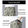 Yalu Men's Multi-Pocket Camouflage Cotton Cargo Shorts