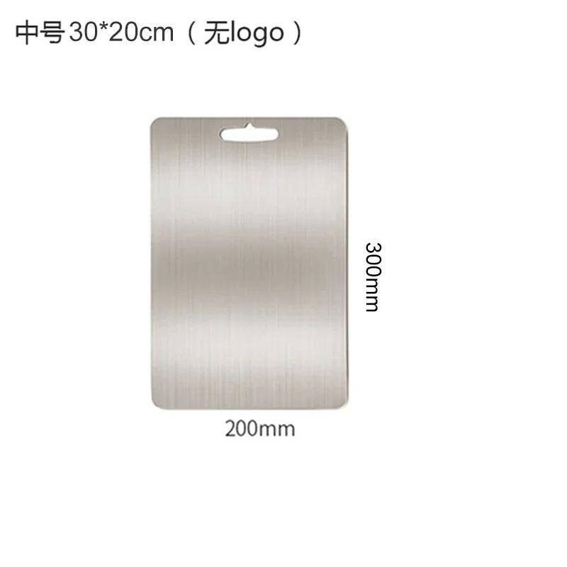 Edelstahl Hackblock Leicht zu reinigendes Schneidebrett Obst Gemüse Fleisch Hackbrett Praktisches Küchenwerkzeug