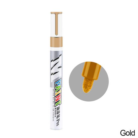 White Waterproof Cars Wheel Tire Oily Mark Pen Auto Rubber Tyre Paint Pen Cd Metal Permanent Paint Marker Graffiti Touch Up Touchup Paint2