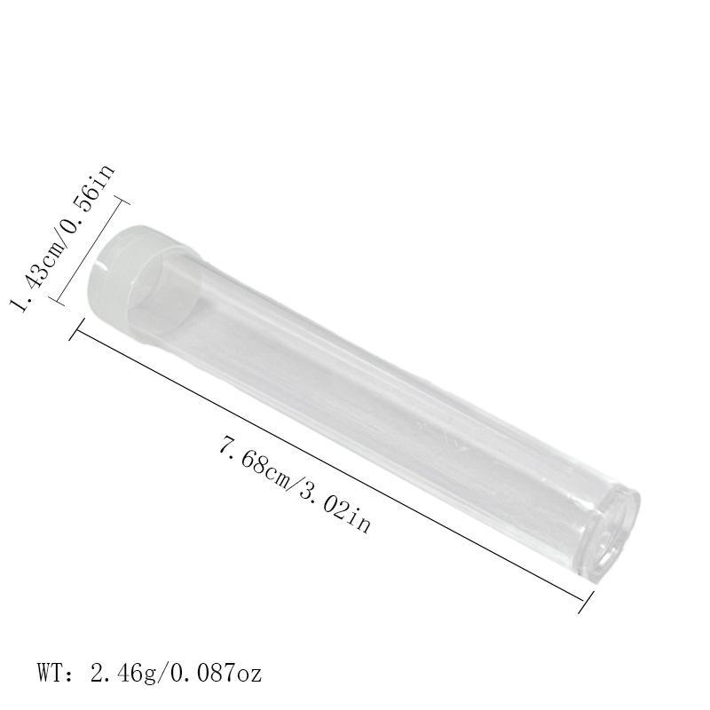 Porte-aiguille transparent: Bouteille de Rangement Compacte en Plastique pour Accessoires de Couture DIY