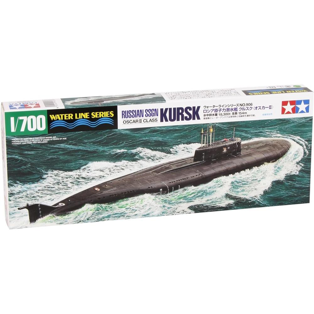 

Tamiya 1 700 Waterline Series No. 906 Russian Navy Nuclear Submarine Kursk Oscar Ii Plastic Model 31906