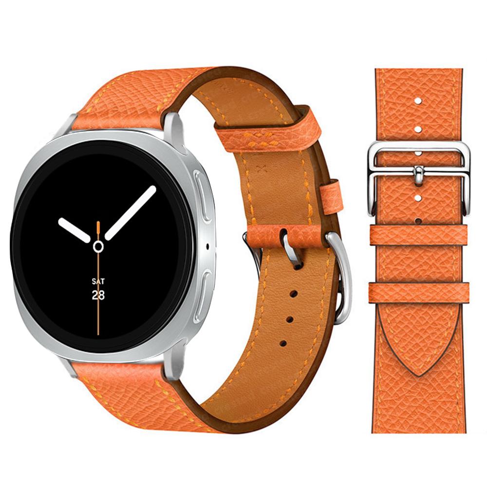 Exquisite leather band For Samsung Galaxy Watch 8 strap 40mm 44mm metal buckle Bracelet correa Galaxy Watch 8 classic 46mm bands